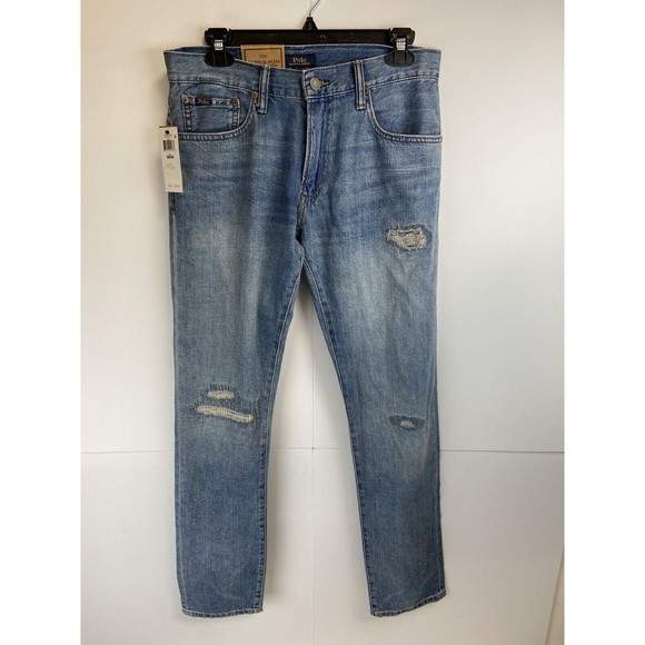 Polo Ralph Lauren The Varick The Sullivan Slim Straight Jeans Sz: 30Wx32L NWT - Picture 1 of 4